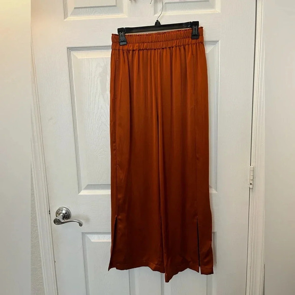 ! NICHOLAS Sonia Pant silk burnt orange size 6 - Picture 2 of 7